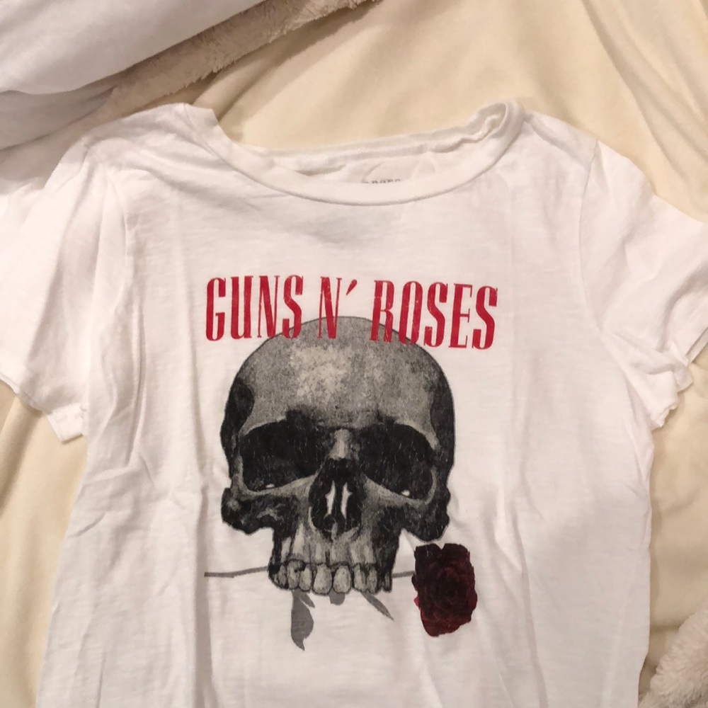 White Guns N Roses T-shirt